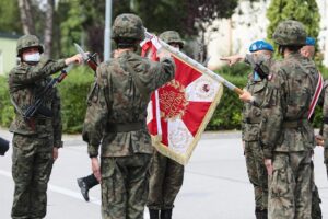 31.07.2021. Kielce. Przysięga wojskowa w Centrum Przygotowań do Misji Zagranicznych / Wiktor Taszłow / Radio Kielce