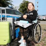 31.07.2021. Kielce. Wyjazd podopiecznych Świętokrzyskiego Stowarzyszenia "Niepełnosprawni Plus"  na obóz rehabilitacyjny do Sarbinowa nad Bałtyk / Wiktor Taszłow / Radio Kielce