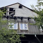 15.07.2021. Kielce. Uszkodzone zabezpieczenia domu przy ulicy Żeromskiego 41 / Jarosław Kubalski / Radio Kielce