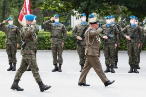 31.07.2021. Kielce. Przysięga wojskowa w Centrum Przygotowań do Misji Zagranicznych / Wiktor Taszłow / Radio Kielce