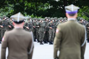 31.07.2021. Kielce. Przysięga wojskowa w Centrum Przygotowań do Misji Zagranicznych / Wiktor Taszłow / Radio Kielce