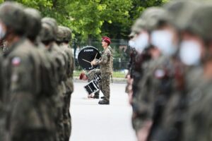 31.07.2021. Kielce. Przysięga wojskowa w Centrum Przygotowań do Misji Zagranicznych / Wiktor Taszłow / Radio Kielce