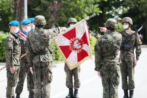 31.07.2021. Kielce. Przysięga wojskowa w Centrum Przygotowań do Misji Zagranicznych / Wiktor Taszłow / Radio Kielce