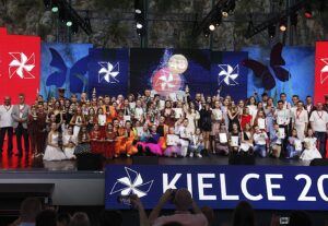 17.07.2021. Kielce. 48. Harcerski Festiwal Kultury Młodzieży Szkolnej. Rozdanie jodeł / Jarosław Kubalski / Radio Kielce