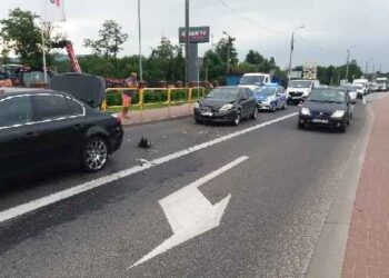 20.07.2021. Górno. Wypadek na DK 74 / KMP Kielce