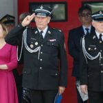31.07.2021. Bilcza. Jubileusz 95-lecia OSP Bilcza i otwarcie nowej remizy. Na zdjęciu (od lewej): Anna Krupka - wiceminister kultury, dziedzictwa narodowego i sportu, Mirosław Pawlak  - prezes świętokrzyskiej OSP, Andrzej Bętkowski - marszałek województwa świętokrzyskiego / Wiktor Taszłow / Radio Kielce