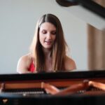 31.07.2021. Kielce. „Chopinowskie Inspiracje”. Koncert duetu fortepianowego Novi Piano Duo w składzie Anna Wielgus i Grzegorz Nowak / Wiktor Taszłow / Radio Kielce