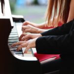 31.07.2021. Kielce. „Chopinowskie Inspiracje”. Koncert duetu fortepianowego Novi Piano Duo w składzie Anna Wielgus i Grzegorz Nowak / Wiktor Taszłow / Radio Kielce