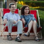 31.07.2021. Kielce. „Chopinowskie Inspiracje”. Koncert duetu fortepianowego Novi Piano Duo w składzie Anna Wielgus i Grzegorz Nowak / Wiktor Taszłow / Radio Kielce