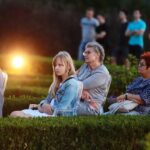 31.07.2021. Kielce. „Chopinowskie Inspiracje”. Koncert duetu fortepianowego Novi Piano Duo w składzie Anna Wielgus i Grzegorz Nowak / Wiktor Taszłow / Radio Kielce