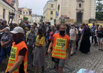 04.08.2020. Sandomierz. Pielgrzymka Ziemi Sandomierskiej  na Jasną Górę / Grażyna Szlęzak-Wójcik / Radio Kielce