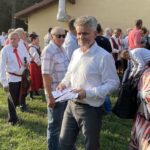 17.07.2021. Jeżynów. Piknik podczas którego politycy i sympatycy PiS promowali nowy program społeczno-gospodarczy rządu. Na zdjęciu: Krzysztof Słoń - senator PiS / Michał Kita / Radio Kielce