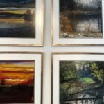 17.07.2021. Sandomierz. Wystawa podsumowująca 20–lecie sandomierskich plenerów malarskich / Grażyna Szlęzak-Wójcik / Radio Kielce