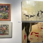 17.07.2021. Sandomierz. Wystawa podsumowująca 20–lecie sandomierskich plenerów malarskich / Grażyna Szlęzak-Wójcik / Radio Kielce