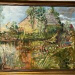 17.07.2021. Sandomierz. Wystawa podsumowująca 20–lecie sandomierskich plenerów malarskich / Grażyna Szlęzak-Wójcik / Radio Kielce