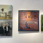 17.07.2021. Sandomierz. Wystawa podsumowująca 20–lecie sandomierskich plenerów malarskich / Grażyna Szlęzak-Wójcik / Radio Kielce