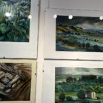 17.07.2021. Sandomierz. Wystawa podsumowująca 20–lecie sandomierskich plenerów malarskich / Grażyna Szlęzak-Wójcik / Radio Kielce