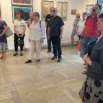 17.07.2021. Sandomierz. Wystawa podsumowująca 20–lecie sandomierskich plenerów malarskich / Grażyna Szlęzak-Wójcik / Radio Kielce