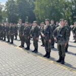 18.07.2021. Sandomierz. Przysięga wojskowa żołnierzy 10. Świętokrzyskiej Brygady Obrony Terytorialnej / Grażyna Szlęzak-Wójcik / Radio Kielce