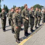 18.07.2021. Sandomierz. Przysięga wojskowa żołnierzy 10. Świętokrzyskiej Brygady Obrony Terytorialnej / Grażyna Szlęzak-Wójcik / Radio Kielce
