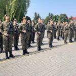 18.07.2021. Sandomierz. Przysięga wojskowa żołnierzy 10. Świętokrzyskiej Brygady Obrony Terytorialnej / Grażyna Szlęzak-Wójcik / Radio Kielce