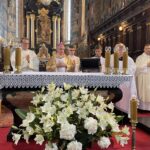 21.07.2021. Sandomierz. Święto policji. Na zdjęciu (w środku): Krzysztof Nitkiewicz - biskup sandomierski / Grażyna Szlęzak-Wójcik / Radio Kielce