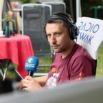 01.07.2021. Kielce. Radio Biwak w Radiu Kielce. Na zdjęciu: Jerzy Frąckowiak - Radio Rzeszów / Wiktor Taszłow / Radio Kielce