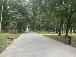 23.07.2021. Sandomierz. Park miejski po rewitalizacji / Grażyna Szlęzak-Wójcik / Radio Kielce