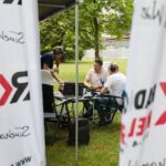 01.07.2021. Kielce. Radio Biwak w Radiu Kielce / Wiktor Taszłow / Radio Kielce