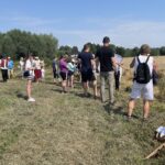 24.07.2021. Nadbrzezie. Staropolskie żniwa / Grażyna Szlęzak-Wójcik / Radio Kielce