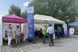 24.07.2021. Sandomierz. Piknik zdrowotny NFZ / Grażyna Szlęzak-Wójcik / Radio Kielce