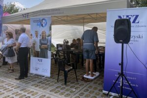 24.07.2021. Sandomierz. Piknik zdrowotny NFZ / Grażyna Szlęzak-Wójcik / Radio Kielce