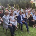 24.07.2021. Sandomierz. Dom Długosza. Festiwal „Ucho Igielne”. Koncert Pawła Niziołka / Grażyna Szlęzak-Wójcik / Radio Kielce