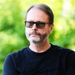 05.07.2021. Busko-Zdrój. Kawiarenka Festiwalowa. Na zdjęciu: Artur Żmijewski -  aktor / Wiktor Taszłow / Radio Kielce