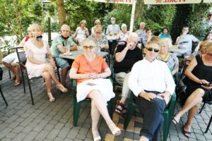 05.07.2021. Busko-Zdrój. Kawiarenka Festiwalowa / Wiktor Taszłow / Radio Kielce