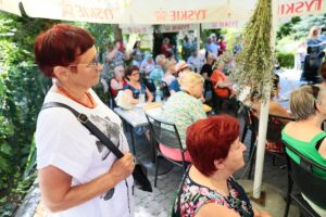 05.07.2021. Busko-Zdrój. Kawiarenka Festiwalowa / Wiktor Taszłow / Radio Kielce