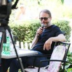 05.07.2021. Busko-Zdrój . Kawiarenka Festiwalowa. Na zdjęciu Artur Żmijewski - aktor / Wiktor Taszłow / Radio Kielce