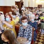 05.07.2021. Busko-Zdrój. Tryptyk Rzymski Jana Pawła II w kościele Niepokalanego Poczęcia NMP / Wiktor Taszłow / Radio Kielce