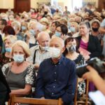 05.07.2021. Busko-Zdrój. Tryptyk Rzymski Jana Pawła II w kościele Niepokalanego Poczęcia NMP / Wiktor Taszłow / Radio Kielce