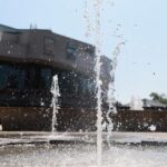 07.07.2021. Kielce. Fontanny miejskie. Fontanna na Placu Moniuszki / Wiktor Taszłow / Radio Kielce