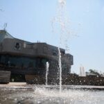 07.07.2021. Kielce. Fontanny miejskie. Fontanna na Placu Moniuszki / Wiktor Taszłow / Radio Kielce