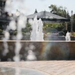 07.07.2021. Kielce. Fontanny miejskie. Fontanna na Placu Moniuszki / Wiktor Taszłow / Radio Kielce