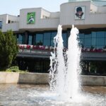 07.07.2021. Kielce. Fontanny miejskie. Fontanna na Placu Moniuszki / Wiktor Taszłow / Radio Kielce