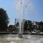 07.07.2021. Kielce. Fontanny miejskie. Fontanna przy ulicy Źródłowej / Wiktor Taszłow / Radio Kielce