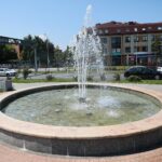 07.07.2021. Kielce. Fontanny miejskie. Fontanna przy ulicy Źródłowej / Wiktor Taszłow / Radio Kielce