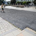 09.07.2021. Kielce. Budowa Teatru im. Stefana Żeromskiego. Wywóz gruzu / Wiktor Taszłow / Radio Kielce