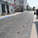 09.07.2021. Kielce. Budowa Teatru im. Stefana Żeromskiego. Wywóz gruzu / Wiktor Taszłow / Radio Kielce