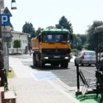 09.07.2021. Kielce. Budowa Teatru im. Stefana Żeromskiego. Wywóz gruzu / Wiktor Taszłow / Radio Kielce