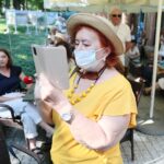 08.07.2021. Busko-Zdrój. Kawiarenka Festiwalowa / Wiktor Taszłow / Radio Kielce