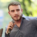 08.07.2021. Busko-Zdrój. Kawiarenka Festiwalowa. Na zdjęciu Krystian Ochman / Wiktor Taszłow / Radio Kielce